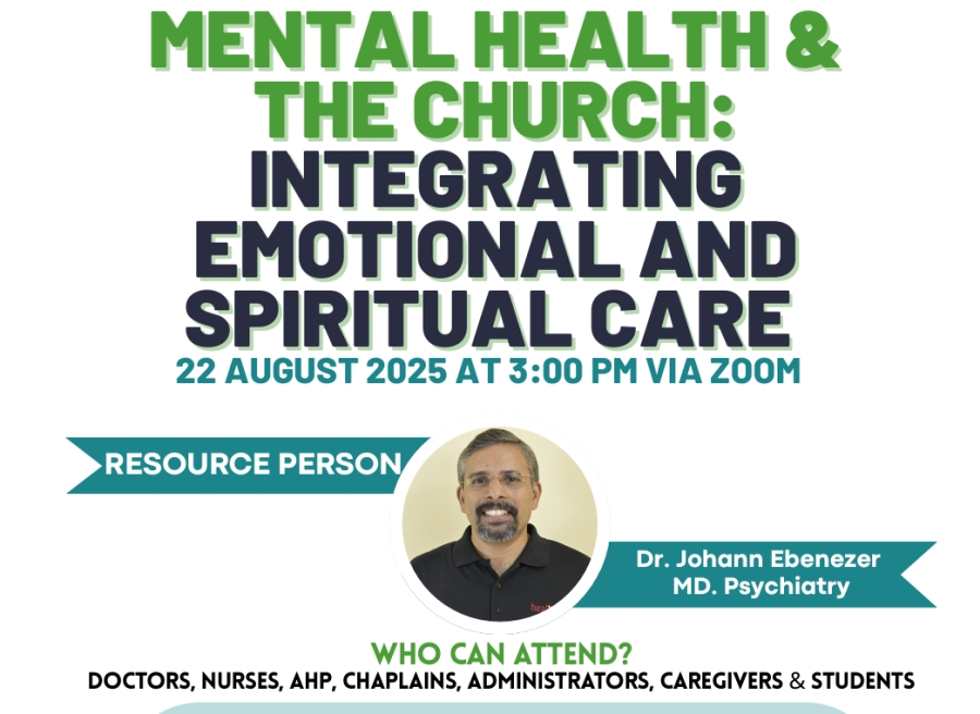 Webinar Report: Mental Health &amp; The Church: Integrating Emotional and Spiritual Care